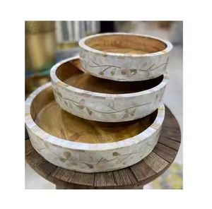 Custom Shape Wooden Platters Table Decor <b>Dessert</b> Plate Creative Centerpiece Unique Decor Food Serving Tray Platter - Product Image 3