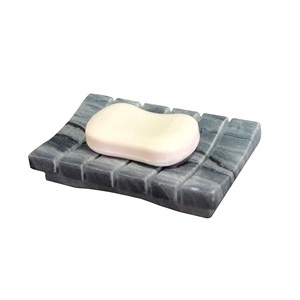 Porte-savon à motif côtelé, accessoire de salle de bain élégant pour un usage quotidien - Product Image 2