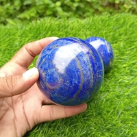 Sphères de pierres précieuses en lapis-lazuli très demandées, artisanales, polies, de haute qualité, pour la guérison et le Feng Shui, décoration d'intérieur Cambay Art