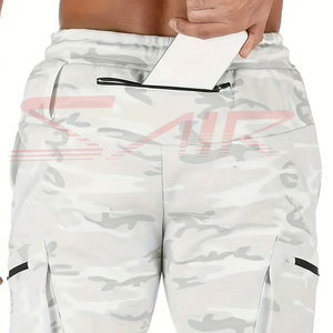 Personnalisable hommes décontracté sport pantalon haut coton Polyester Jogging Gym course vêtements logo personnalisé conception nouveau style toile - Product Image 4