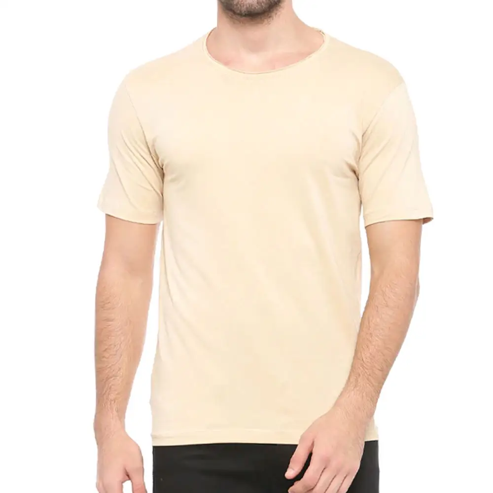 T-Shirt pria, kaus Harga murah sederhana berkelanjutan ramah lingkungan ukuran besar kustom OEM kualitas terbaik