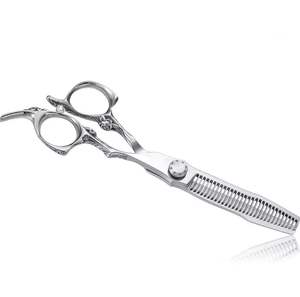 ที่กําหนดเองมังกรจับตัดผมกรรไกรผอมบางสําหรับร้านเสริมสวย Hairdressing กรรไกรผอมบางด้วยปรับที่วางนิ้ว - Product Image 2