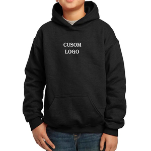 Fabricant personnalisé pour les sweats à capuche style hiver pulls garçons poche poche style logo personnalisé imprimé sweats à capuche unis enfants unisexe - Product Image 4