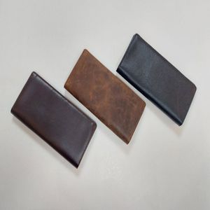 Portefeuille long imprimé Pati en cuir avec chambres de téléphone Vente à chaud Portefeuille long en cuir de vache véritable pour hommes - Product Image 1
