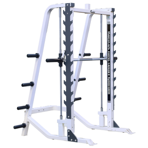 Máquina Smith Remanufacturada con Soportes para Placas para Sentadillas Guiadas y Ejercicios de Prensa - Product Image 2