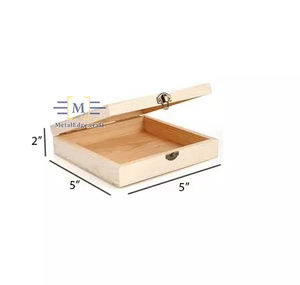 Caja de madera para organizar artesanías, regalos para el hogar, artesanías, artesanías, cajas de madera para joyas, fruta seca - Product Image 1