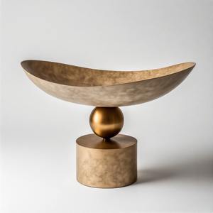 Royal Bloom ชามจานลึกสำหรับเสิร์ฟชามทรงกลมที่กำหนดเองสำหรับบ้านโรงแรมงานแต่งงานเสิร์ฟชามใช้ตกแต่ง - Product Image 5