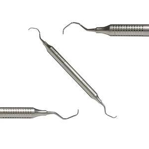 Periodontal gracey curette 17/18กลวงจับสแตนเลสชุดเครื่องมือที่มีคุณภาพสูง - Product Image 1