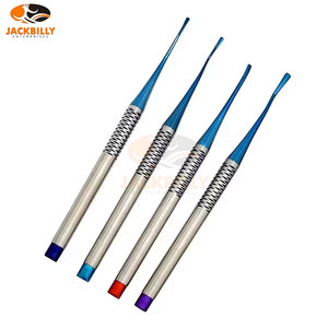 Ensemble d'instruments chirurgicaux d'implant dentaire manuel plaqué titane de 7 pièces Élévateurs de racine de luxation Extrudeuse d'os Acier inoxydable CE - Product Image 3