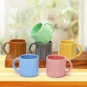 แก้วเซรามิกพร้อมฝาปิดดีไซน์ทันสมัยทำด้วยมือเป็นมิตรกับสิ่งแวดล้อมใช้งานได้ทุกวัน - Product Image 2