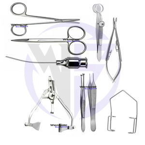 ชุดเครื่องมือผ่าตัดตาสัตวแพทย์เครื่องมือผ่าตัด9ชิ้น/ชิ้นทำโลโก้ - Product Image 5