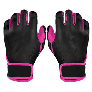 Meilleurs gants de frappe de baseball en cuir sublimé professionnels en gros, ambidextres, fermeture à boucle et crochet, respirants, durables - Product Image 1