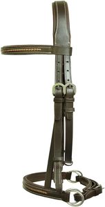 Brida lateral para Senderos multiusos de cuero marrón English Horse - Product Image 2