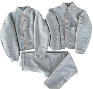 <b>M</b> AFZAL PRODUCTS Winter Vintage Woolen Quilted Reproduction <b>Jackets</b> and Matching Trousers with Front Logo - Product Image 2