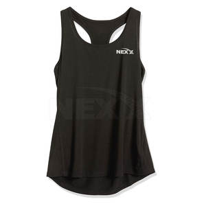 Camiseta sin mangas para mujer de calidad superior Ropa de entrenamiento de verano informal en stock Patrón sólido Tallas grandes - Product Image 4