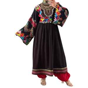Fabricación de nuevos vestidos afganos para mujeres en la mejor calidad y color personalizado vestidos afganos para ropa de boda y ropa de fiesta - Product Image 1