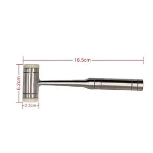 Marteau chirurgical orthopédique en acier inoxydable à double tête en caoutchouc et nylon, manuel, autoclavable et réutilisable – Meilleures ventes - Product Image 6