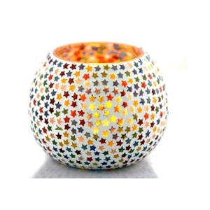 Standard Quality Mosaic Glass <b>Candle</b> Holder <b>Cheap</b> Tealight Holder Glass <b>Candle</b> Holder for Wedding Decorative - Product Image 6