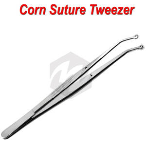Pinzas de sutura de maíz de alta calidad, alicates quirúrgicos dentales, pinzas para ojales, herramientas de tejido, instrumentos médicos de ortodoncia de acero inoxidable - Product Image 3