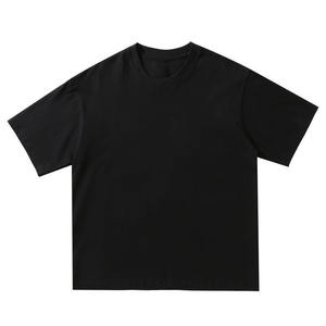 OEM personalizado impreso bordado logo diseño verano hombres pesado casual sólido manga corta Camiseta - Product Image 4