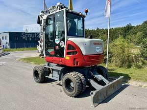 Mini-excavatrice Takeuchi TB370W de haute qualité, prix d'usine, excavatrice sur roues pour projets routiers et urbains avec la meilleure offre de réduction - Product Image 5