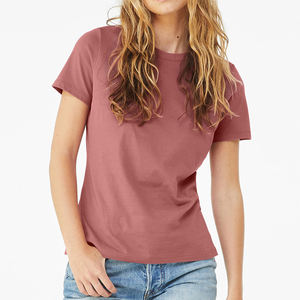 Novedad de 2024, camisetas de ajuste Regular para mujer, algodón de alta calidad, deporte, el mejor precio al por mayor, ropa de calle con estampado de logotipo personalizado - Product Image 1