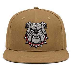 Gorra Deportiva Unisex de 5 Paneles con Visera Plana y Bordado de Xafa Weavings, Diseño con Logotipo Animal en el Panel Frontal - Product Image 1