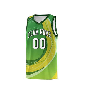Camiseta de Baloncesto Atlética para Adultos, Transpirable, Duradera, de Malla, Personalizada, Ligera, de Poliéster - Product Image 1