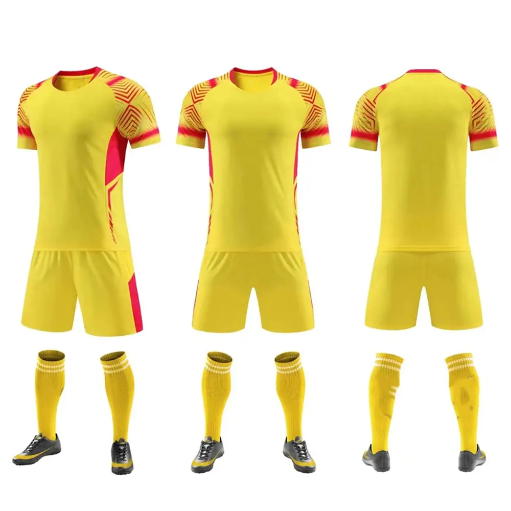 Nuevos kits de fútbol de alta calidad para hombres, conjunto de Jersey, ropa de fútbol, conjuntos de uniformes de fútbol