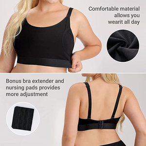 Soutien-gorge de grossesse mains libres pour femmes, de haute qualité, soutien-gorge de maintien et d'allaitement réglable, vente en gros OEM - Product Image 6