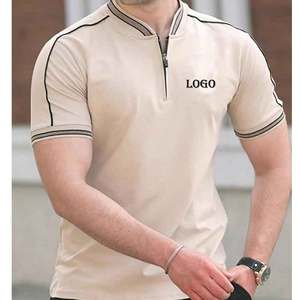 Polo <b>Tshirt</b> 100% Cotton Men' Polo Shirt cotton <b>tshirt</b> plain ringer mens polo <b>tshirt</b> with logo custom logo printed men's t shirt - Product Image 5