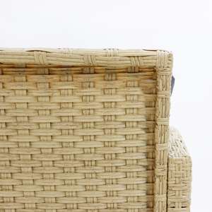 CH Factory- Modern <b>Rattan</b> Sectional <b>Sofa</b> with High-density Foam <b>Cushions</b> and Versatile Use - Product Image 6