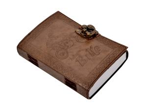 Journal en cuir gaufré livre des ombres cahier Grimoire vintage lié voyage bureau journal collège livre poésie livre croquis - Product Image 3