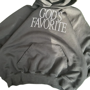 Sudadera con Capucha Extra Grande con Estampado de Letras de Cristal de Diamantes de Imitación, Unisex, de Algodón Grueso, Estilo Urbano, Informal, para Invierno - Product Image 3