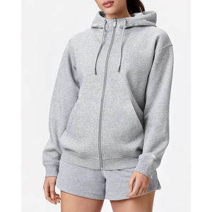 Ensemble de 3 pièces pour femmes, vêtements de sport, soutien-gorge de sport à séchage rapide, short et sweat-shirt à taille élastique, avec design frontal - Product Image 3