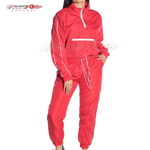 ชุดกันลมกลางแจ้งสำหรับผู้หญิงพร้อมวัสดุแห้งเร็วและชุดกันลมดีไซน์แฟชั่นกันลม - Product Image 4