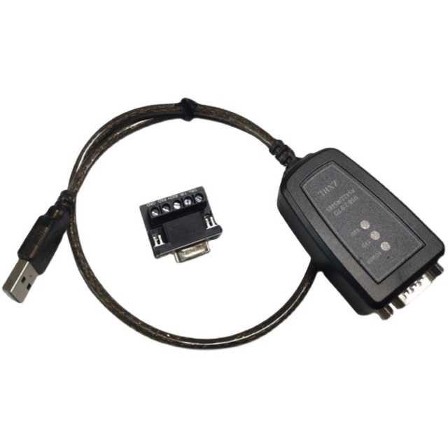 Industrial USB RS485/RS422 Converter Cable FT232 Chipset Shielded Anti-Surge Lightning Protection 1200m Transmission Distance