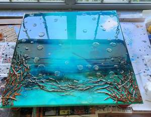 Chất Lượng Tốt Nhất Nhựa <span class=keywords><strong>Epoxy</strong></span> Và Gỗ Sang Trọng Bảng Handmade Tùy Chỉnh Kích Thước Và Tùy Chỉnh Màu Sắc Nhựa Và Gỗ - Product Image 2