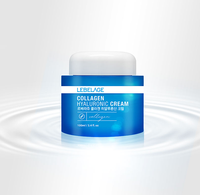 Crema Facial con Niacinamida K-Beauty, Antienvejecimiento, Colágeno, Ácido Hialurónico, Hidratación Profunda, Reafirmante, Té Verde