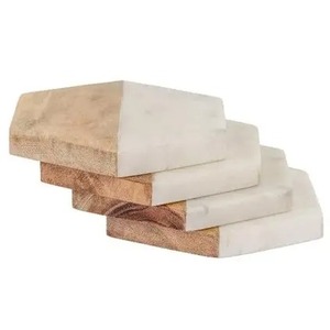 Premium Quality Wood <b>Marble</b> <b>Coaster</b> Best Wedding Table Decorative Stone Drinks Kitchen Mats Pads Required - Product Image 5