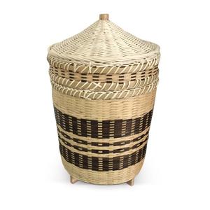 Panier de rangement pliable en bambou tressé à la main, écologique, design flexible, taille personnalisée, décoration intérieure, fabriqué au Vietnam - Product Image 4