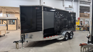 Remolque de Carga de Aluminio con Eje Tándem 7x16, Puerta de Rampa con Forma de V, 7000 GVWR, Remolque Utilitario para Transporte de Autos, Precio al por Mayor - Product Image 2