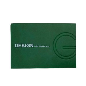 Patchs en cuir personnalisés en gros avec logo gaufré et adhésif - Product Image 3