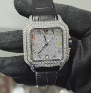 Reloj de Moda 2026, Estilo Hip Hop, con Diamantes, Automático, Mecánico, VVS, Moissanita, Pasa el Test de Diamantes - Product Image 1