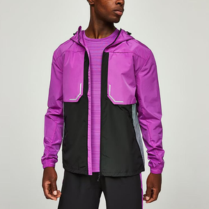 Men's Custom Fit Long Sleeve Comfortable Outfit <b>Quick</b> Dry Breathable Tracksuits Windbreaker <b>Detail</b> for Daily Solid Winter - Product Image 3