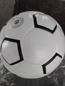 White Black Match Football Size 5 Rubber Made in China Training All Seasons No Child Labour Sport Ball - Product Image 3