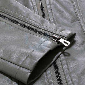 Meilleure vente, veste en cuir PU en peau de mouton pour hommes, col à capuche de haute qualité, tissu léger pour l'hiver, prix de gros, bas quantité minimale de commande - Product Image 6