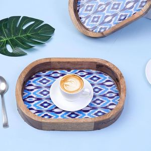 ถาดไม้พิมพ์ลายหลากสีถาดไม้พิมพ์ลายดิจิทัลสำหรับงานกิจกรรมคาเฟ่หรือบ้านถาดไม้พิมพ์ลายเป็นมิตรกับสิ่งแวดล้อมราคาถูก - Product Image 1