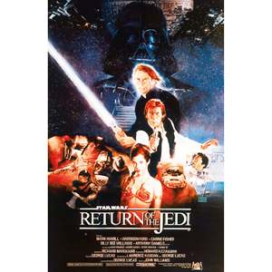 Star Wars Return of the Jedi <b>Poster</b> Wall Decor Made of Paper - Product Image 1