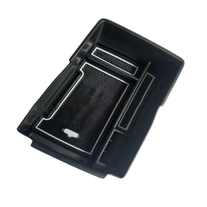 Bandeja organizadora de consola central para Hyundai Santa <span class=keywords><strong>Fe</strong></span> TM <span class=keywords><strong>2020</strong></span> 2021, accesorios, soporte para Reposabrazos de coche, caja de almacenamiento secundaria - Product Image 1